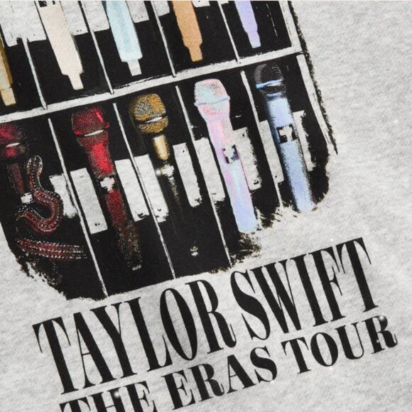 Taylor Swift | The Eras Tour Microphone Set Hoodie Medium - Picture 7 of 7